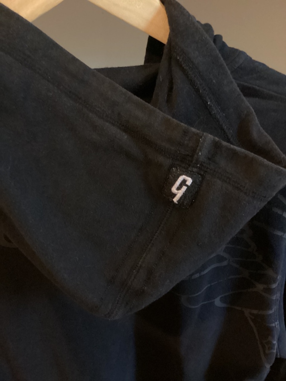Gibson Guitars Black Full-Zip Logo Hoodie - Size Large - Picture 11 of 17